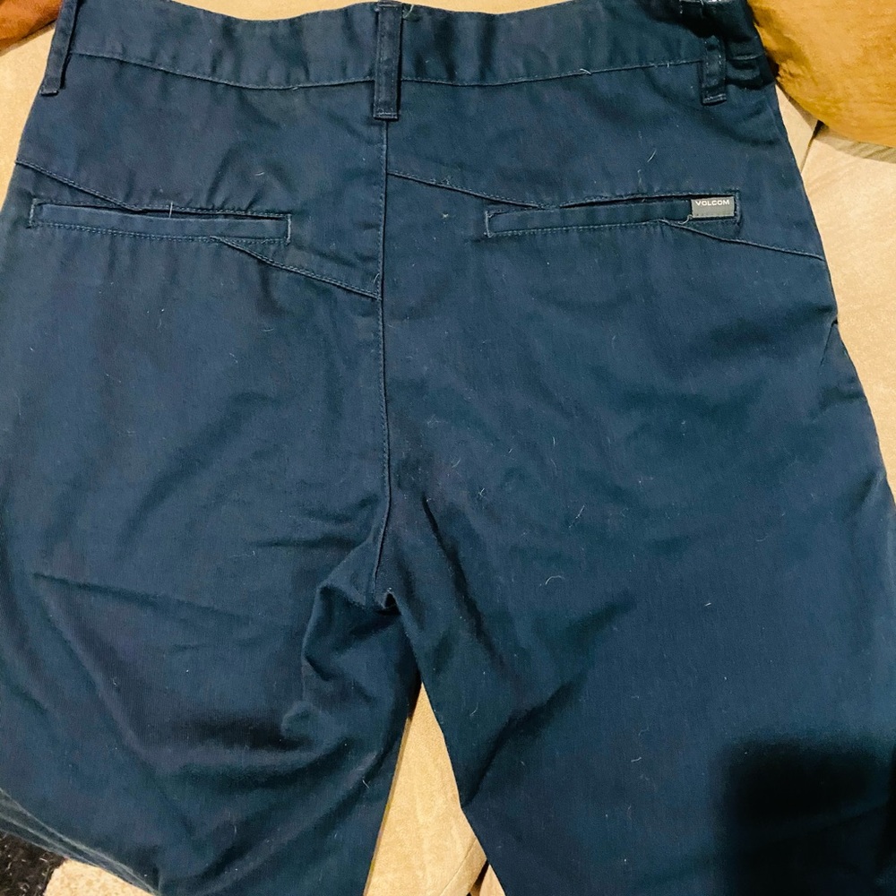 Boys size 29 Navy blue Volcom shorts